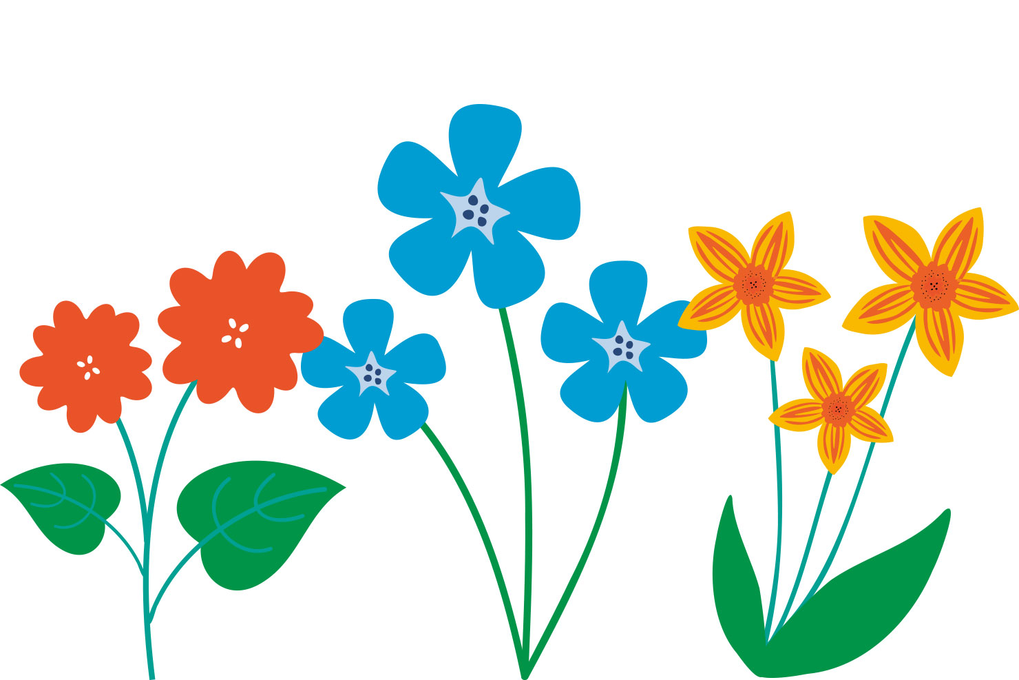 Verschiedene Blumen