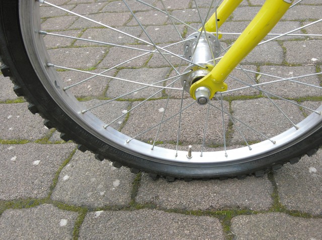 Fahrradschlauch Schritt 1