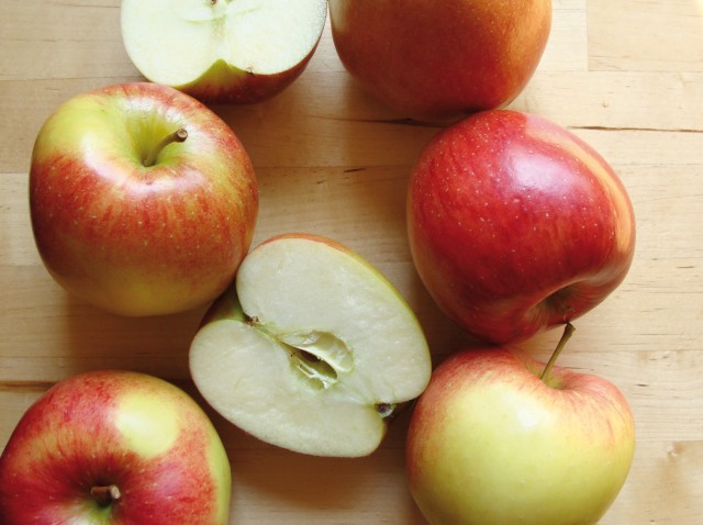 Apfelkernketten Schritt 1